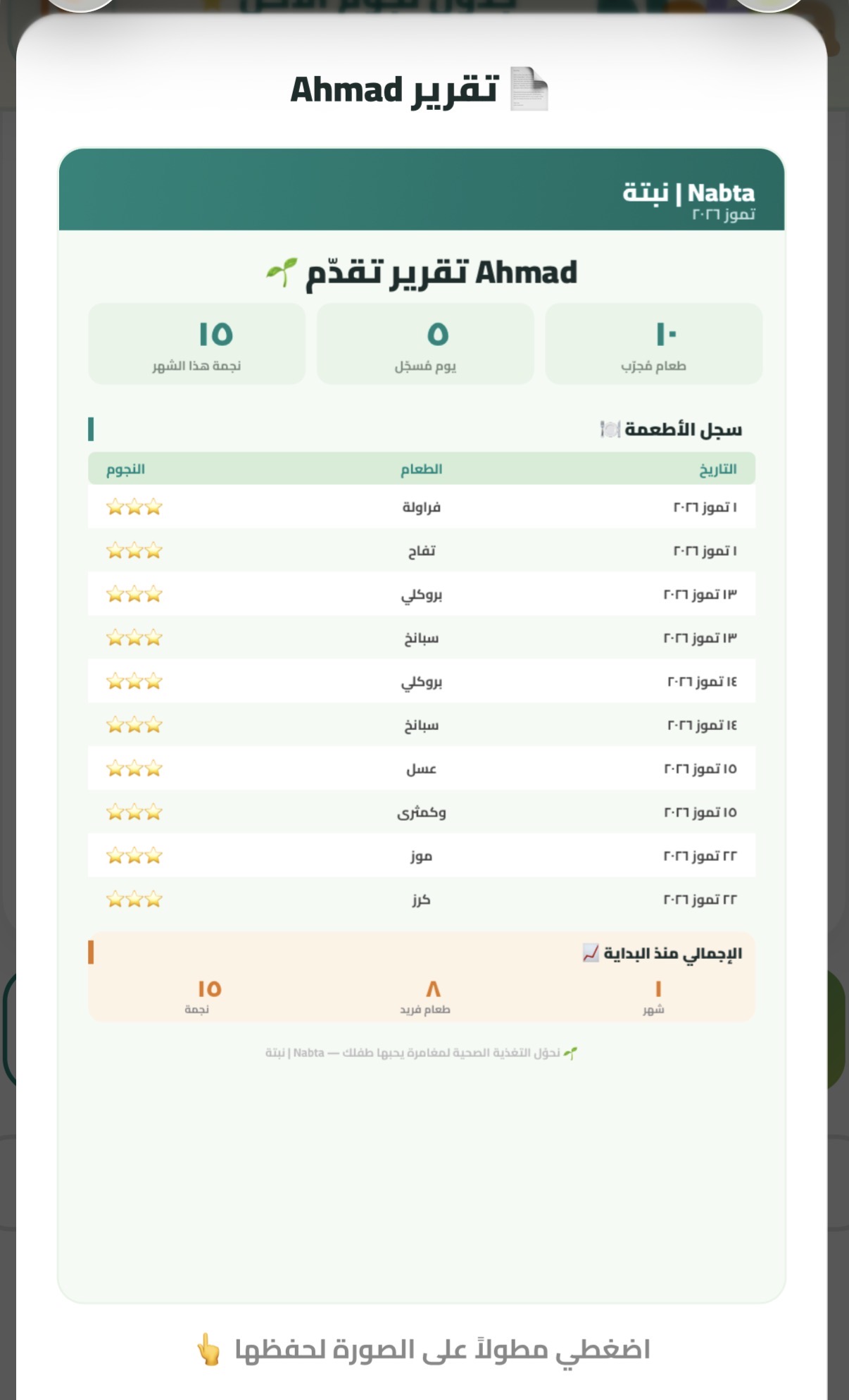 تقرير التقدّم